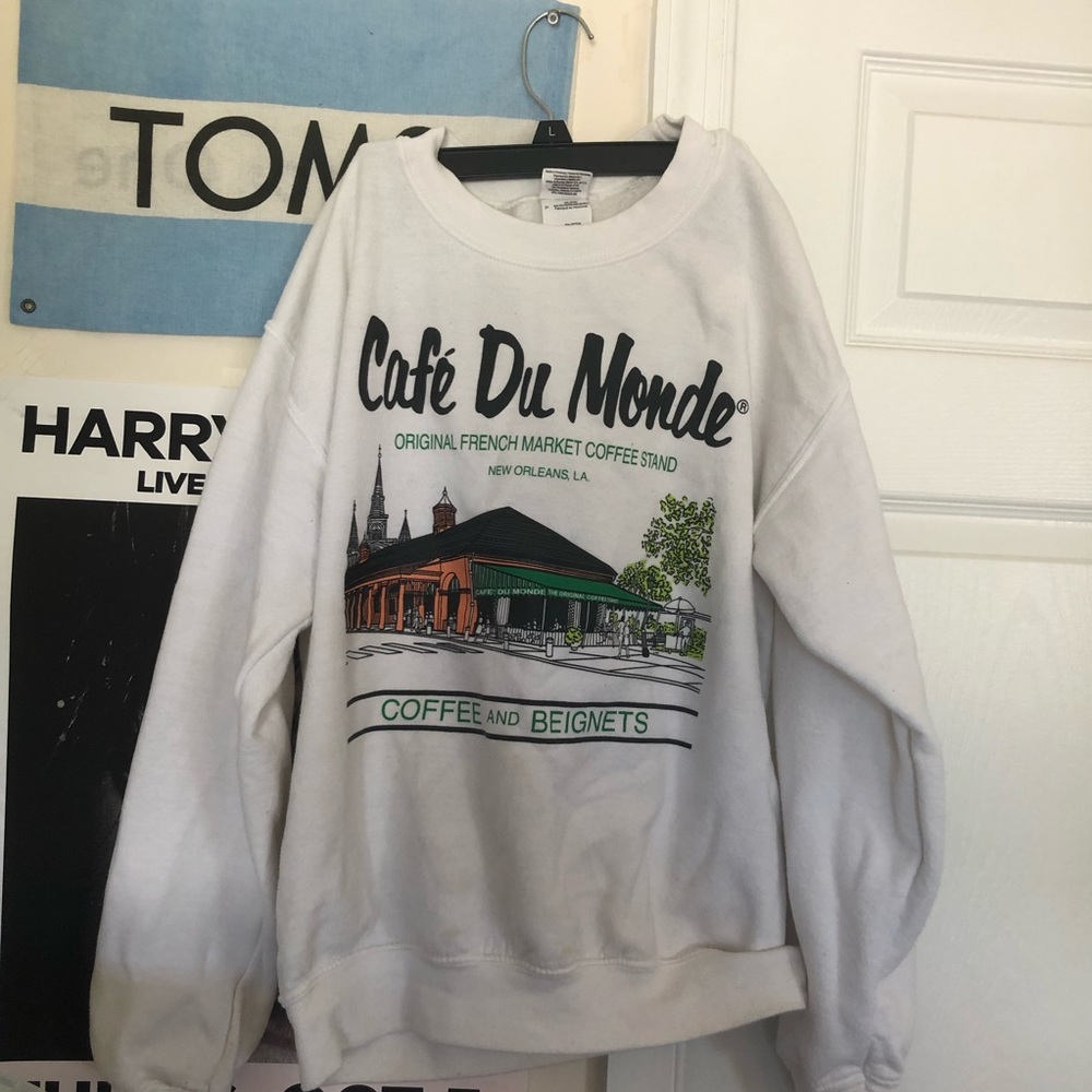 Cafe du Monde New Orleans vintage crewneck ✨